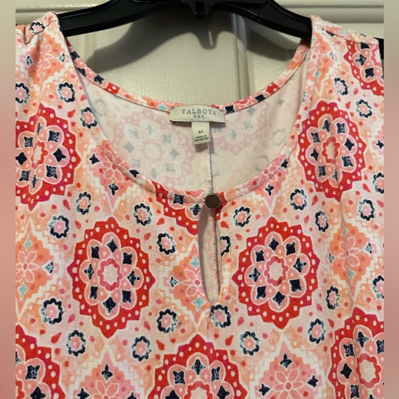 Talbots pink patterned maxi dress - Picture 2 of 2